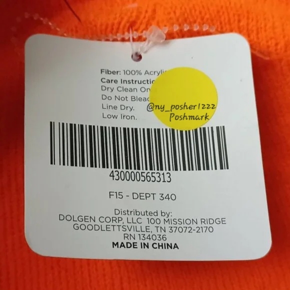 πππ‘ππ¦ π’π‘β’ Face Mask Orange - Picture 5 of 5